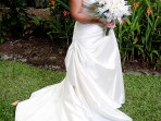 Kona Wedding, Bride's Dress