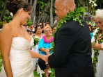 Kona Wedding Holding Hands