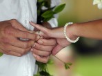 Royal Kona Wedding, Giving Rings