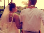 Kona Wedding, Keahou Sheraton Walking