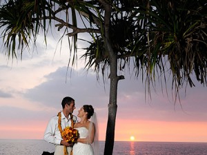 Kona Wedding, Keahou Sheraton Sunset