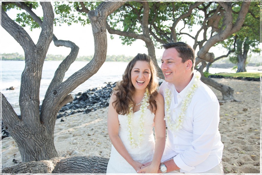 Kona Photographer, Kikaua Point Wedding