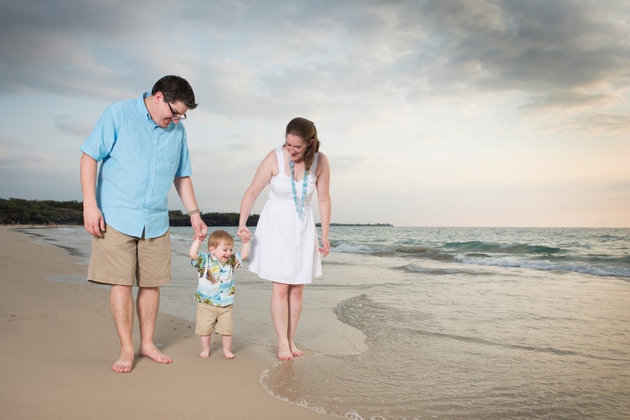 Big Island Family Photographer, Kona sunset