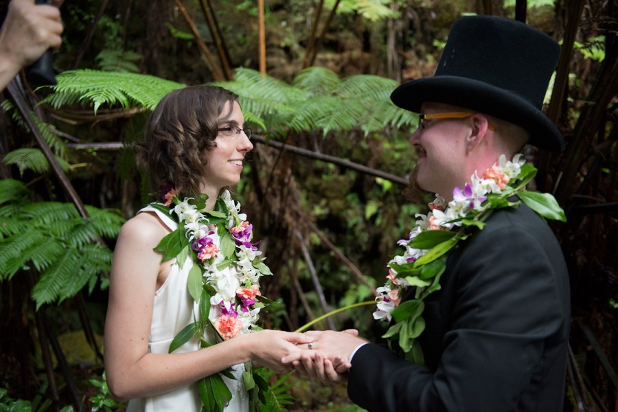 Big Island Wedding in Volcano, Kat and Jason